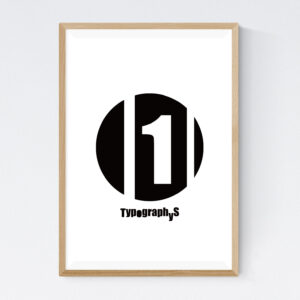 TYPOGRAPHYS POSTER T0017（A2）