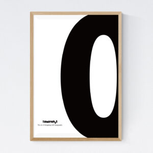 TYPOGRAPHYS POSTER T0003-00（A2）