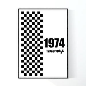 TYPOGRAPHYS POSTER T0001-1974（A0）