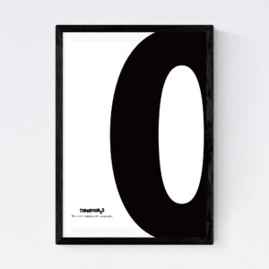 TYPOGRAPHYS POSTER T0003-00（A4）