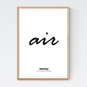 TYPOGRAPHYS POSTER T0008（A2）