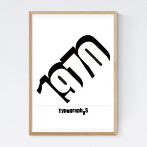 TYPOGRAPHYS POSTER T0011（A2）