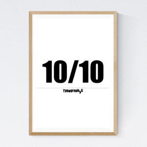 TYPOGRAPHYS POSTER T0004（A2）