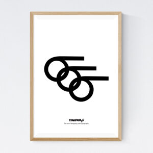 TYPOGRAPHYS POSTER T0013（A2）