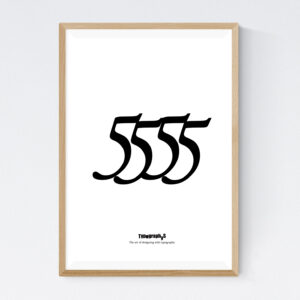 TYPOGRAPHYS POSTER T0009-05（A2）