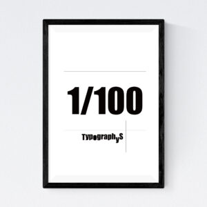 TYPOGRAPHYS POSTER T0018(A4)
