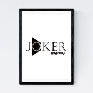 TYPOGRAPHYS POSTER T0025（A4）