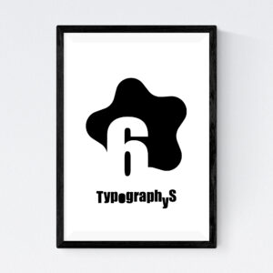 TYPOGRAPHYS POSTER T0019-06（A3）