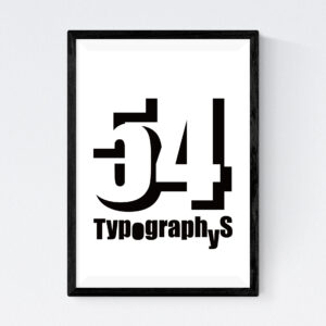 TYPOGRAPHYS POSTER T0002（A1）