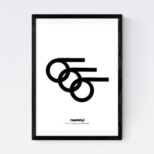 TYPOGRAPHYS POSTER T0013-BK(A4)