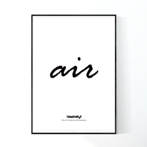 TYPOGRAPHYS POSTER T0008（A1）