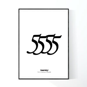 TYPOGRAPHYS POSTER T0009-5555（A1）