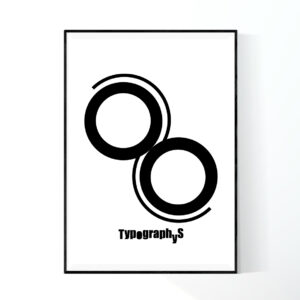 TYPOGRAPHYS POSTER T0021-BK（A1）
