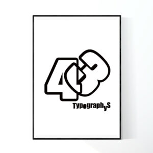 TYPOGRAPHYS POSTER T0022（A1）
