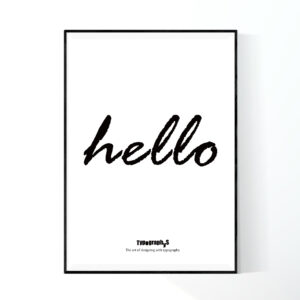 TYPOGRAPHYS POSTER T0006（A1）