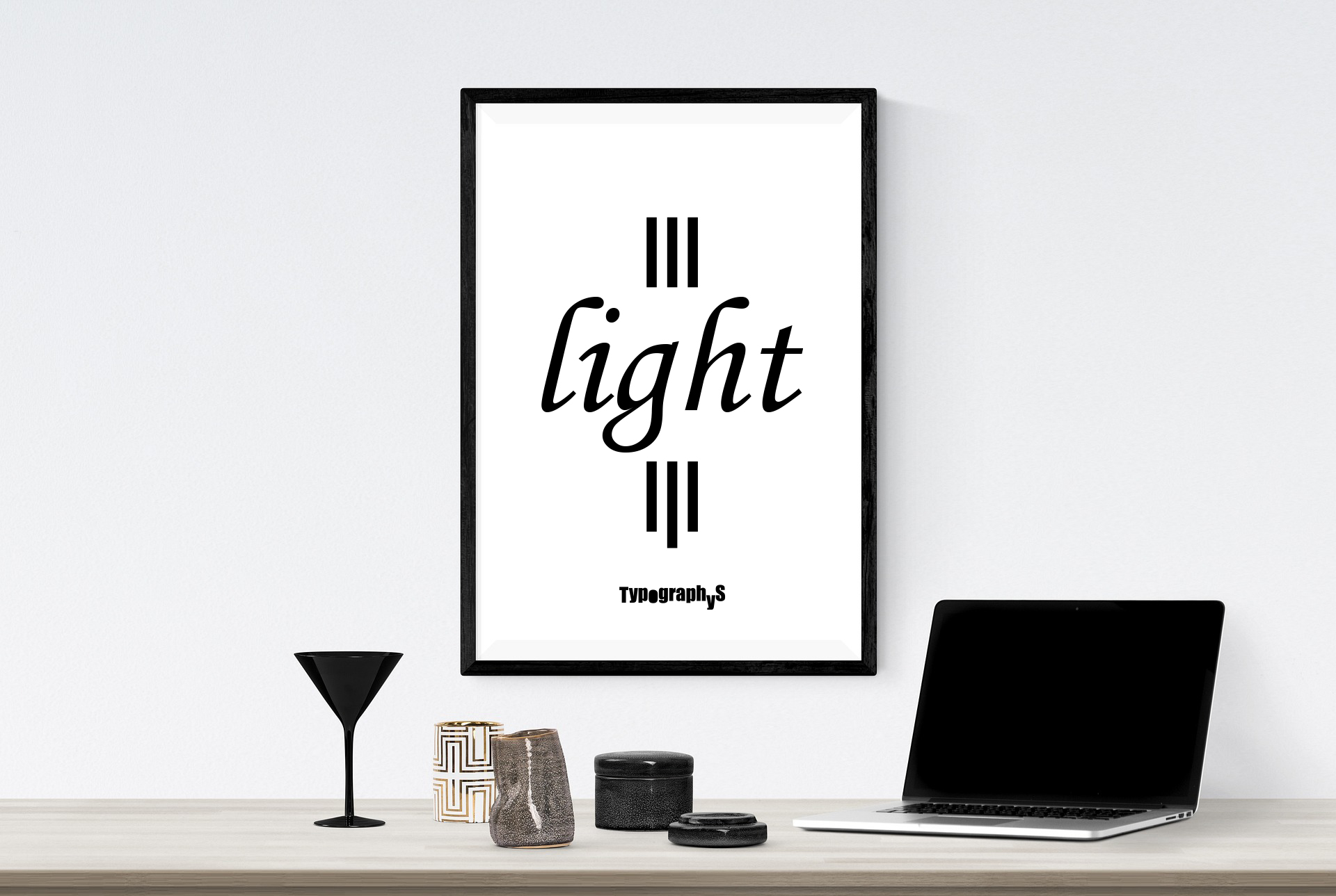 TYPOGRAPHYS POSTER T0005BK(A3) - 画像 (2)