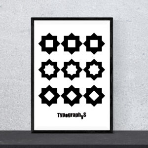 TYPOGRAPHYS POSTER T0039（A2）