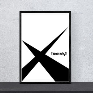TYPOGRAPHYS POSTER T0605（A2）