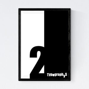 TYPOGRAPHYS POSTER T0030-02（A3）