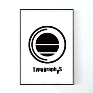 TYPOGRAPHYS POSTER T0027-BK（A1）