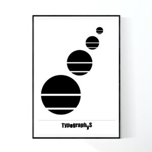 TYPOGRAPHYS POSTER T0029-BK（A1）
