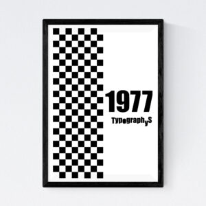 TYPOGRAPHYS POSTER T0001-1977（A4）