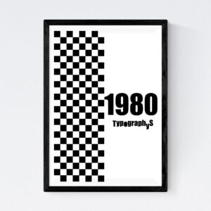 TYPOGRAPHYS POSTER T0001-1980（A4）