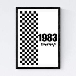 TYPOGRAPHYS POSTER T0001-1983（A4）