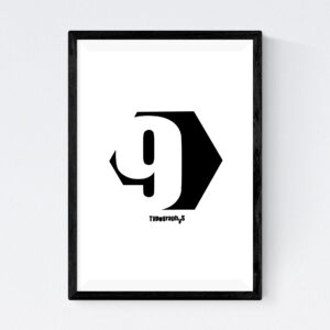 TYPOGRAPHYS POSTER T0053-09（A4）