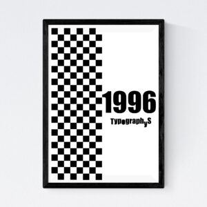 TYPOGRAPHYS POSTER T0001-1996（A4）