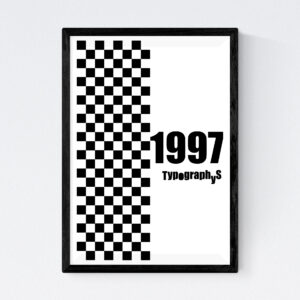 TYPOGRAPHYS POSTER T0001-1997（A4）