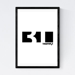 TYPOGRAPHYS POSTER T0054-31（A4）