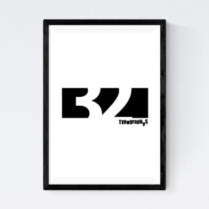 TYPOGRAPHYS POSTER T0054-32（A4）