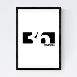 TYPOGRAPHYS POSTER T0054-36（A4）