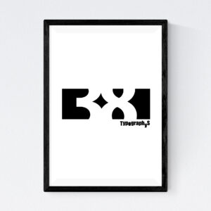 TYPOGRAPHYS POSTER T0054-38（A4）
