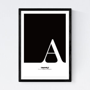 TYPOGRAPHYS POSTER T0057-A（A4）