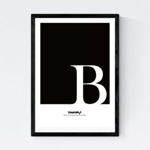 TYPOGRAPHYS POSTER T0057-B（A4）