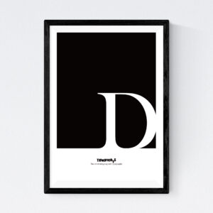 TYPOGRAPHYS POSTER T0057-D（A4）