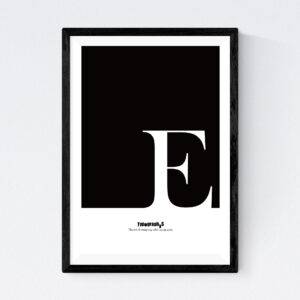 TYPOGRAPHYS POSTER T0057-E（A4）