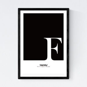 TYPOGRAPHYS POSTER T0057-F（A4）