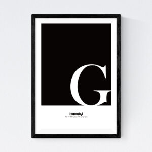 TYPOGRAPHYS POSTER T0057-G（A4）