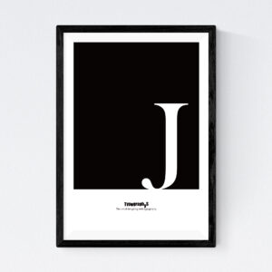 TYPOGRAPHYS POSTER T0057-J（A4）