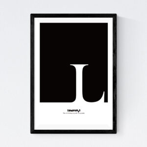 TYPOGRAPHYS POSTER T0057-L（A4）