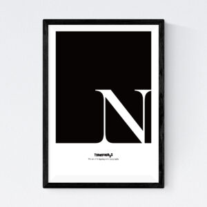 TYPOGRAPHYS POSTER T0057-N（A4）