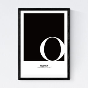 TYPOGRAPHYS POSTER T0057-O（A4）