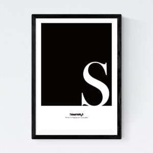 TYPOGRAPHYS POSTER T0057-S（A4）