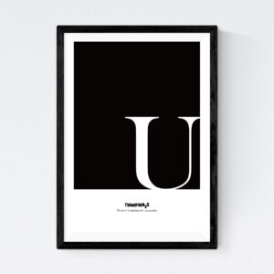 TYPOGRAPHYS POSTER T0057-U（A4）