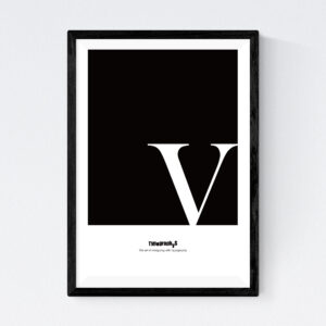 TYPOGRAPHYS POSTER T0057-V（A4）