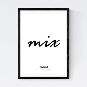 TYPOGRAPHYS POSTER T0061（A4）