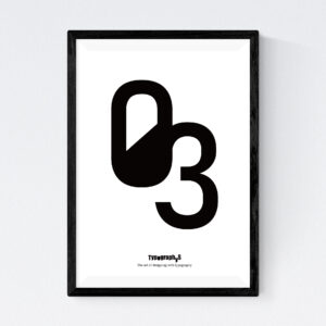 TYPOGRAPHYS POSTER T0064-03（A4）